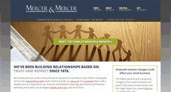 Desktop Screenshot of mercerandmercer.com