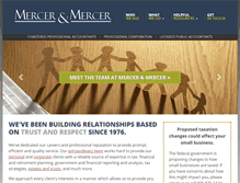 Tablet Screenshot of mercerandmercer.com